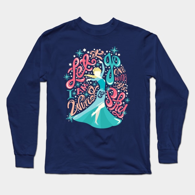 Let It Go Long Sleeve T-Shirt by risarodil